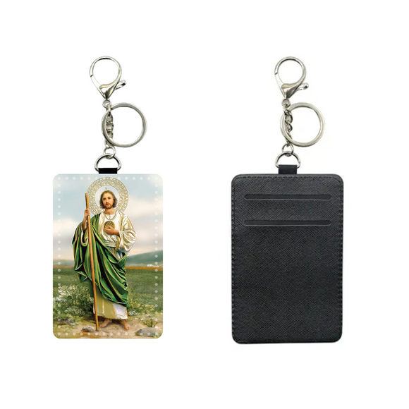 San Judas wallet keychain