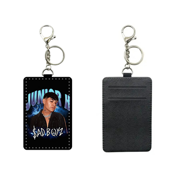 Junior H sad boy mania wallet keychain card holder