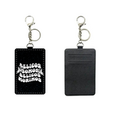 Belicos somos belicos morimos card holder keychain