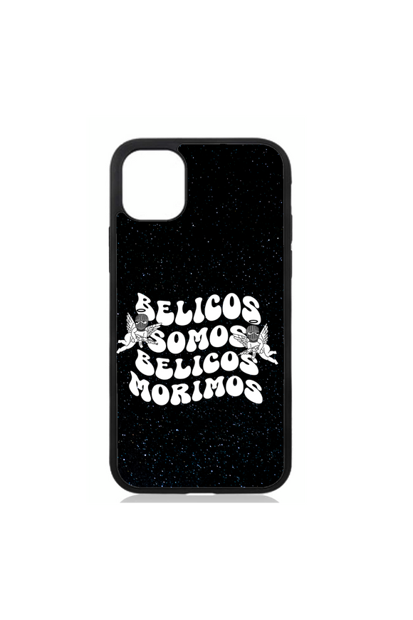 Belicos somos belicos morimos phone case