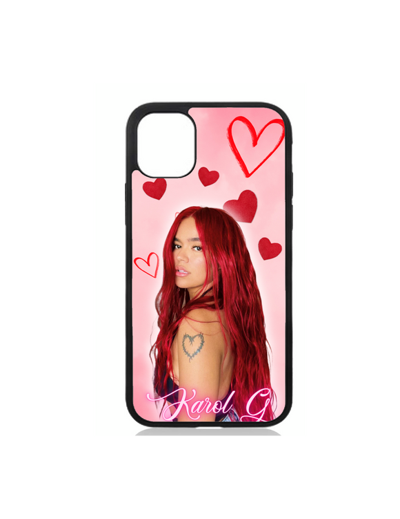 Karol G red hair phone case