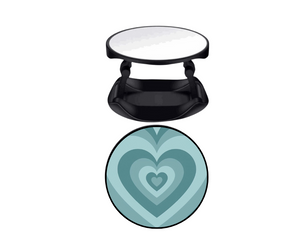 Teal Hearts phone grip