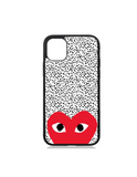 red heart phone case