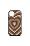 Tan heart iPhone case